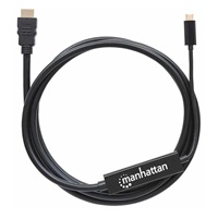 Manhattan kábel USB-C na HDMI, 2 m, čierny