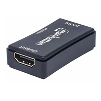 Manhattan HDMI Repeater, 4K HDMI Repeater, aktívny, do 40 m, čierny