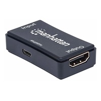 Manhattan HDMI Repeater, 4K HDMI Repeater, aktívny, do 40 m, čierny