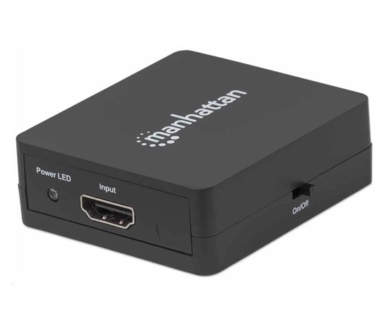 Manhattan HDMI Splitter, 1080p 2-portový HDMI Splitter, napájanie USB, čierny