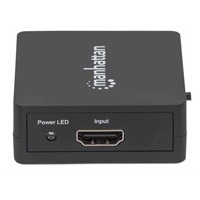Manhattan HDMI Splitter, 1080p 2-portový HDMI Splitter, napájanie USB, čierny