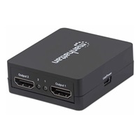 Manhattan HDMI Splitter, 1080p 2-portový HDMI Splitter, napájanie USB, čierny