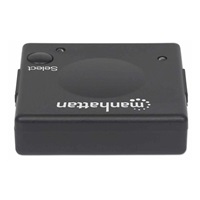 Manhattan HDMI Switch, 2-portový HDMI prepínač, 1080p, čierny
