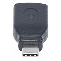 Adaptér Manhattan USB, USB 3.1 Gen 1, USB-C samec na USB-A samica, 5 Gb/s, čierna