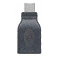 Adaptér Manhattan USB, USB 3.1 Gen 1, USB-C samec na USB-A samica, 5 Gb/s, čierna