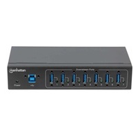 Rozbočovač Manhattan, 7 portov, USB 3.0 Typ A, čierna