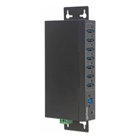Rozbočovač Manhattan, 7 portov, USB 3.0 Typ A, čierna