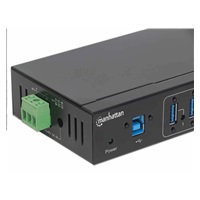 Rozbočovač Manhattan, 7 portov, USB 3.0 Typ A, čierna