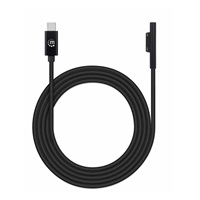 Manhattan nabíjací kábel, nabíjací kábel Surface Connect k USB-C (M/M), 15 V / 3 A, 1.8 m, čierna