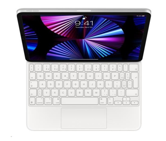 APPLE Magic Keyboard pre iPad Pro 11-palcový (3. generácia) a iPad Air (4. generácia) - česky - biela