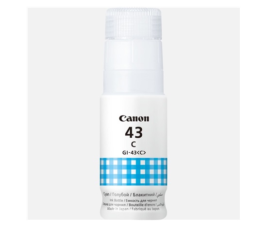 Canon Cartridge GI-43 C azurová pro PIXMA G540, G640 (3700 str.)
