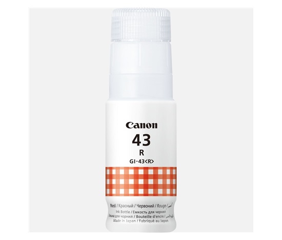 Canon Cartridge GI-43 R červená pro PIXMA G540, G640 (3700 str.)