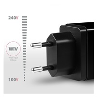 AXAGON ACU-QS24, sieťová nabíjačka QC & SMART 24 W, 2x port USB-A, QC3.0/AFC/FCP + 5V/1,2A