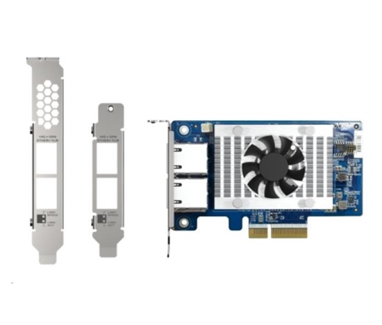 Rozširujúca sieťová karta QNAP QXG-10G2T-X710 10GbE, dvojportová Intel X710, 4xPCIe pre NAS s PCIe