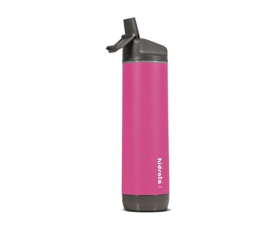 HidrateSpark Steel – chytrá lahev, 620 ml, růžová