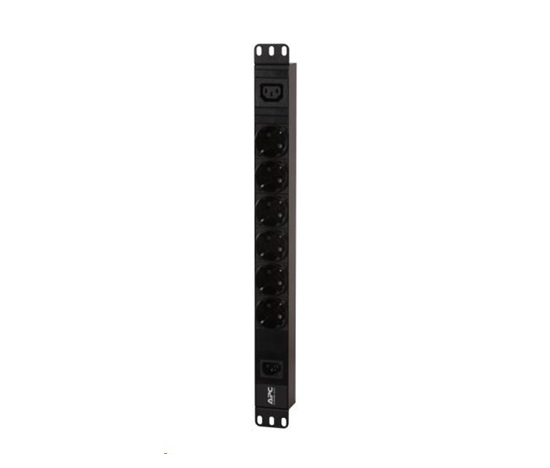 APC Easy PDU, Basic, 1U, 10A, 230V, (6) Schuko a (1) C13, IEC C14 (2.5m)