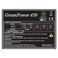 Napájací zdroj Fortron 450W GreenPower 450-51AAC, 80+ Bronze