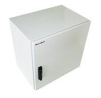 XtendLan 19" venkovní vodotěsný rozvaděč 12U 600x420, krytí IP55, nosnost 65kg, 3-bodový zámek, šedý