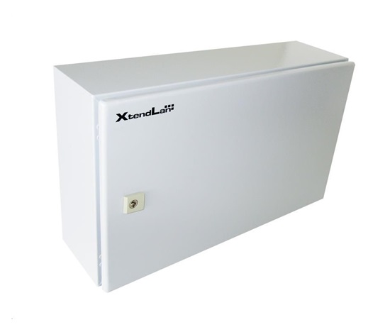 XtendLan 19" venkovní vodotěsný rozvaděč 6U 600x360, krytí IP55, nosnost 65kg, šedý