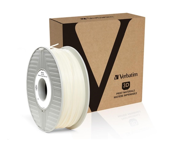 VERBATIM Filament pre 3D tlačiarne PLA 2.85mm, 126m, 1kg prírodná priehľadná (stará PN 55282)