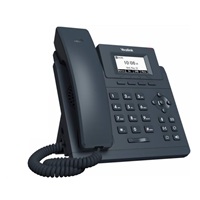 IP telefón Yealink SIP-T30P, 2,3" grafika 132x64, 2x RJ45 10/100, PoE, 1x SIP, s adaptérom