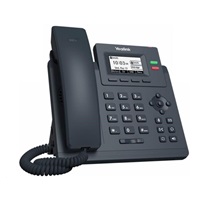 IP telefón Yealink SIP-T31, 2,3" grafika 132x64, 2x RJ45 10/100, 2x SIP, s adaptérom