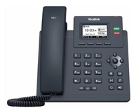IP telefón Yealink SIP-T31G, 2,3" grafika 132x64, 2x RJ45 10/100/1000, PoE, 2x SIP, s adaptérom