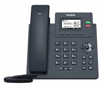 IP telefón Yealink SIP-T31P, 2,3" grafika 132x64, 2x RJ45 10/100, PoE, 2x SIP, s adaptérom