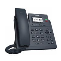 IP telefón Yealink SIP-T31P, 2,3" grafika 132x64, 2x RJ45 10/100, PoE, 2x SIP, s adaptérom