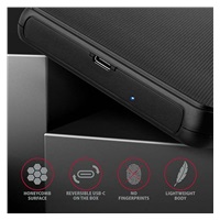 AXAGON EE25-SLC, USB-C 3.2 Gen 1 - SATA 6G 2.5" SLIDE box, bez skrutiek, čierny