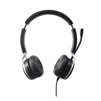Dvojitá náhlavná súprava Grandstream GUV3005 s konektorom USB