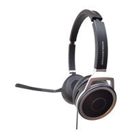 Dvojitá náhlavná súprava Grandstream GUV3005 s konektorom USB