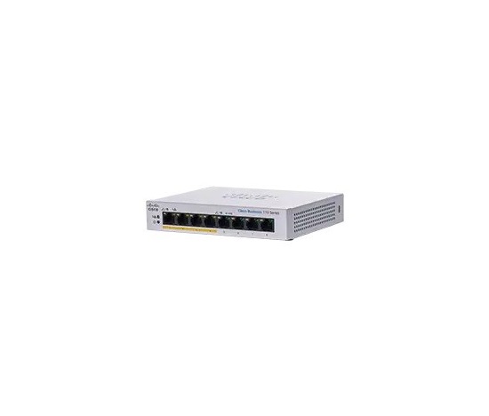 Cisco switch CBS110-8PP-D (8xGbE, 4xPoE+, 32W, fanless)