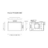 iiyama ProLite TF1634MC-B8X, 39.6 cm (15,6''), kapacitný, 10 TP, Full HD, čierny