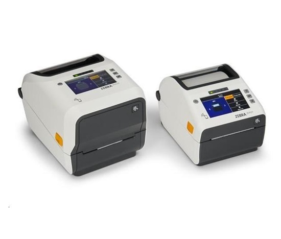 Zebra ZD621d Healthcare, 8 bodov/mm (203 dpi), disp., RTC, USB, USB Host, RS232, BT (BLE), Ethernet, biela