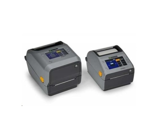 Zebra ZD621R, 8 bodov/mm (203 dpi), rezačka, disp., RTC, RFID, USB, USB Host, RS232, BT (BLE), Ethernet, šedá