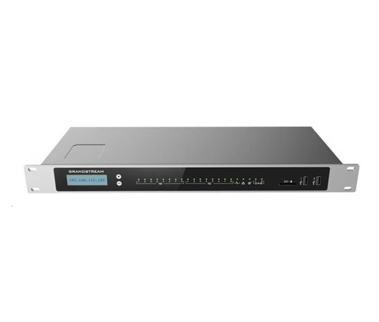 Grandstream UCM6308 [IP PBX - IP ústredňa, 8xFXO, 8xFXS, 3xRJ-45, 2x USB, SD karta, PoE+]