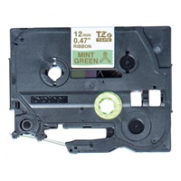 BROTHER TZE-RM34 - 12 mm široká kazeta s TZ páskou, 4 m TEXTILNÁ páska - na výrobu darčekov - MATNÁ PÁSKA, ZLATÝ POTISK