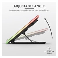 TRUST Laptop Stand GXT1126 AURA LAPTOP COOLING STAND (chladiaca podložka)
