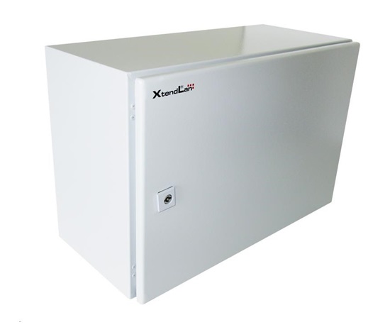 XtendLan 19" venkovní vodotěsný rozvaděč 7U 600x280, krytí IP55, nosnost 65kg, šedý