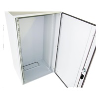 XtendLan 19" venkovní vodotěsný rozvaděč 22U 600x450, krytí IP55, nosnost 65kg, 3-bodový zámek, šedý