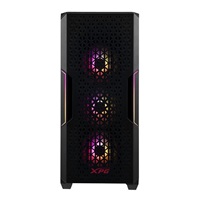 ADATA XPG case STARKER AIR Mid-Tower, bez zdroje, 1x 120mm + 1x 120mm ARGB, Černá