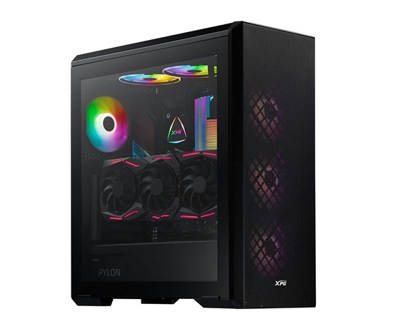 ADATA XPG case DEFENDER Mid-Tower, bez zdroje, 3x 120mm Fan, Černá