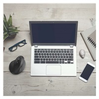 Vertikálna ergonomická bezdrôtová myš Hama EMW-500L, ľavá, čierna