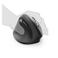 Vertikálna ergonomická bezdrôtová myš Hama EMW-500L, ľavá, čierna