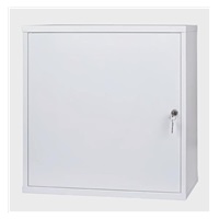 Univerzálna skrinka LEXI Basic 500x500x200 mm, montážna doska, biela