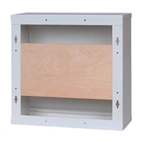 Univerzálna skrinka LEXI Basic 400x400x140 mm, montážna doska, biela