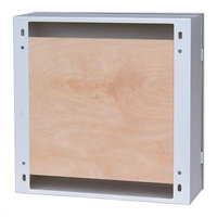Univerzálna skrinka LEXI Basic 300x300x100 mm, montážna doska, biela