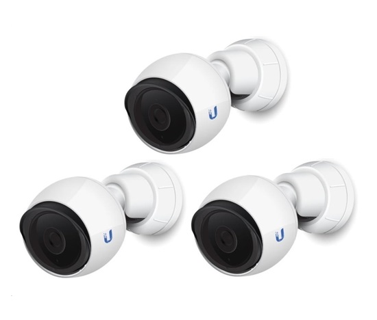 UBNT UVC-G4-Bullet-3 [3-pack, 4Mpix, 24fps, H.264, 4 mm, PoE, IR 5 m, 86° pozorovací uhol]