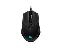 ACER GAMING MOUSE - max. 19000 dpi, 10 programovateľných tlačidiel, 4 farby podsvietenia, 20 mil. kliknite na